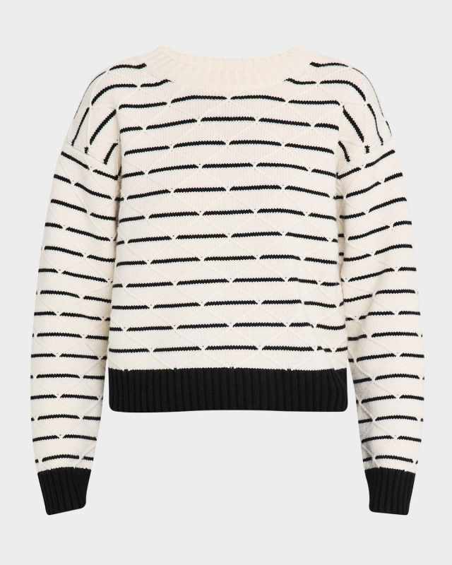 Gettone Striped Wool-Cashmere Sweater